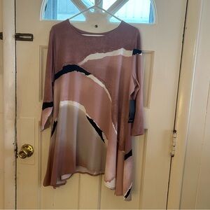 Alfani Muticolor Tunic, NWT, Size Large